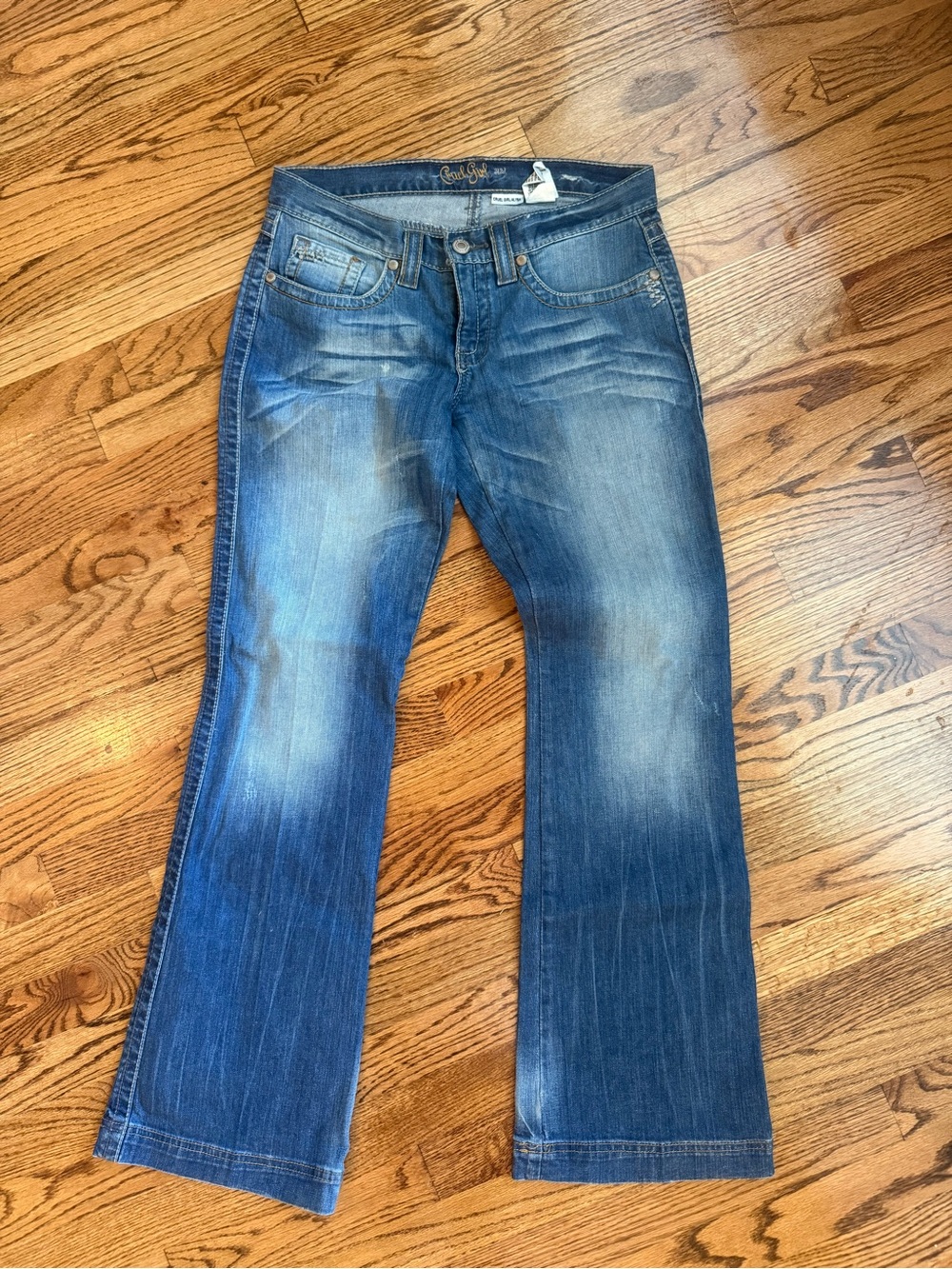 Cruel Girl Faded Wider Leg Jeans / Alysa / Size 5R / Perfect Condition